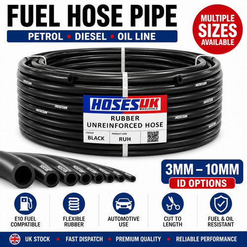 Fuel hose rubber - fuel, unreinforced