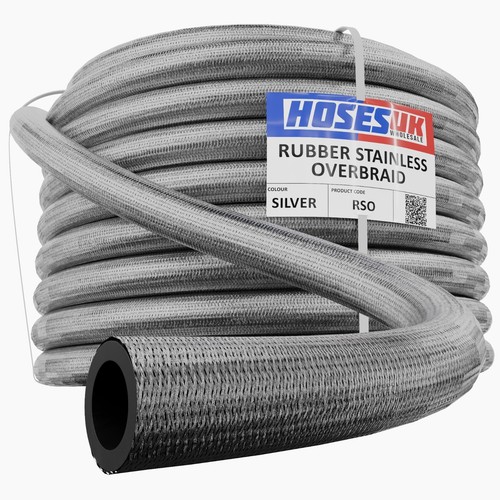 Stainless steel braided oil - stainless,